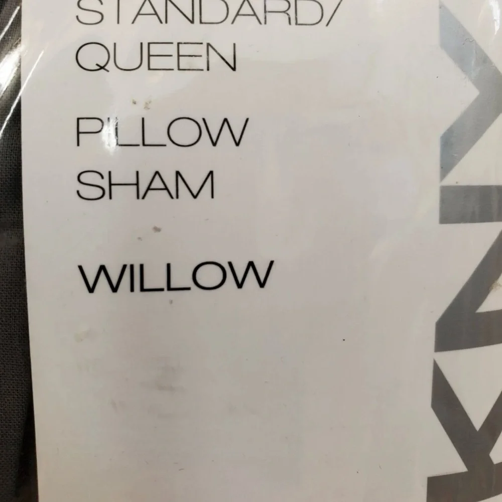 DKNY Willow Sham in Slate Gray